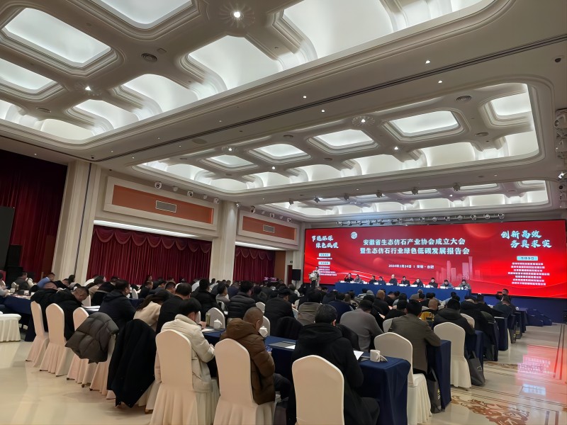 會議紀(jì)實·合肥-三聯(lián)機械應(yīng)邀出席安徽省生態(tài)仿石產(chǎn)業(yè)協(xié)會暨生態(tài)仿石行業(yè)綠色低碳發(fā)展報告會
